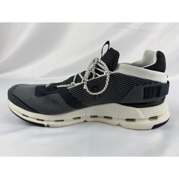 Size 12- On Running Cloudnova Men\'s Shoes Black/White